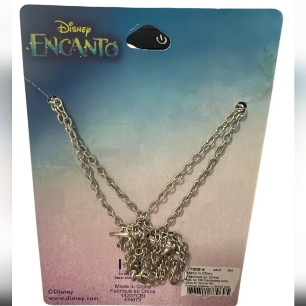 Claire's Disney Encanto Butterfly Best Friends Charm Necklace BFF Jewelry Set